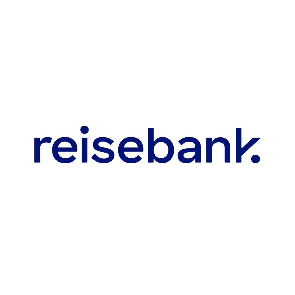 Logo der Firma Reisebank.